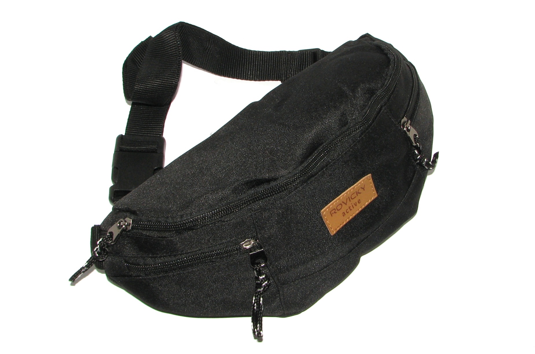Сумка на пояс (бананка) Rovicky BAG-WB-01-3965 BLACK